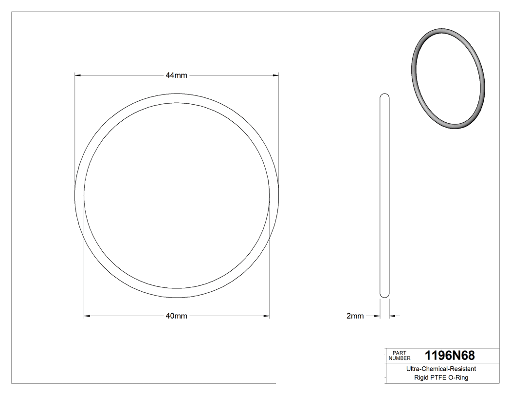 Technical drawing - 1196N68